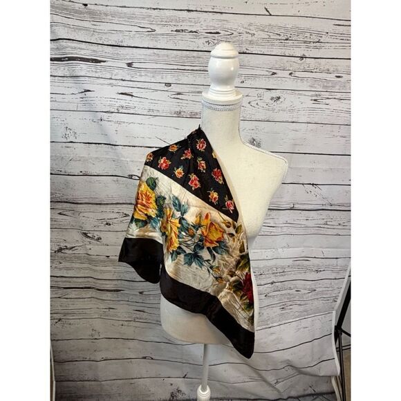 Unbranded Scarf One Size Black Yellow - Picture 2 of 7